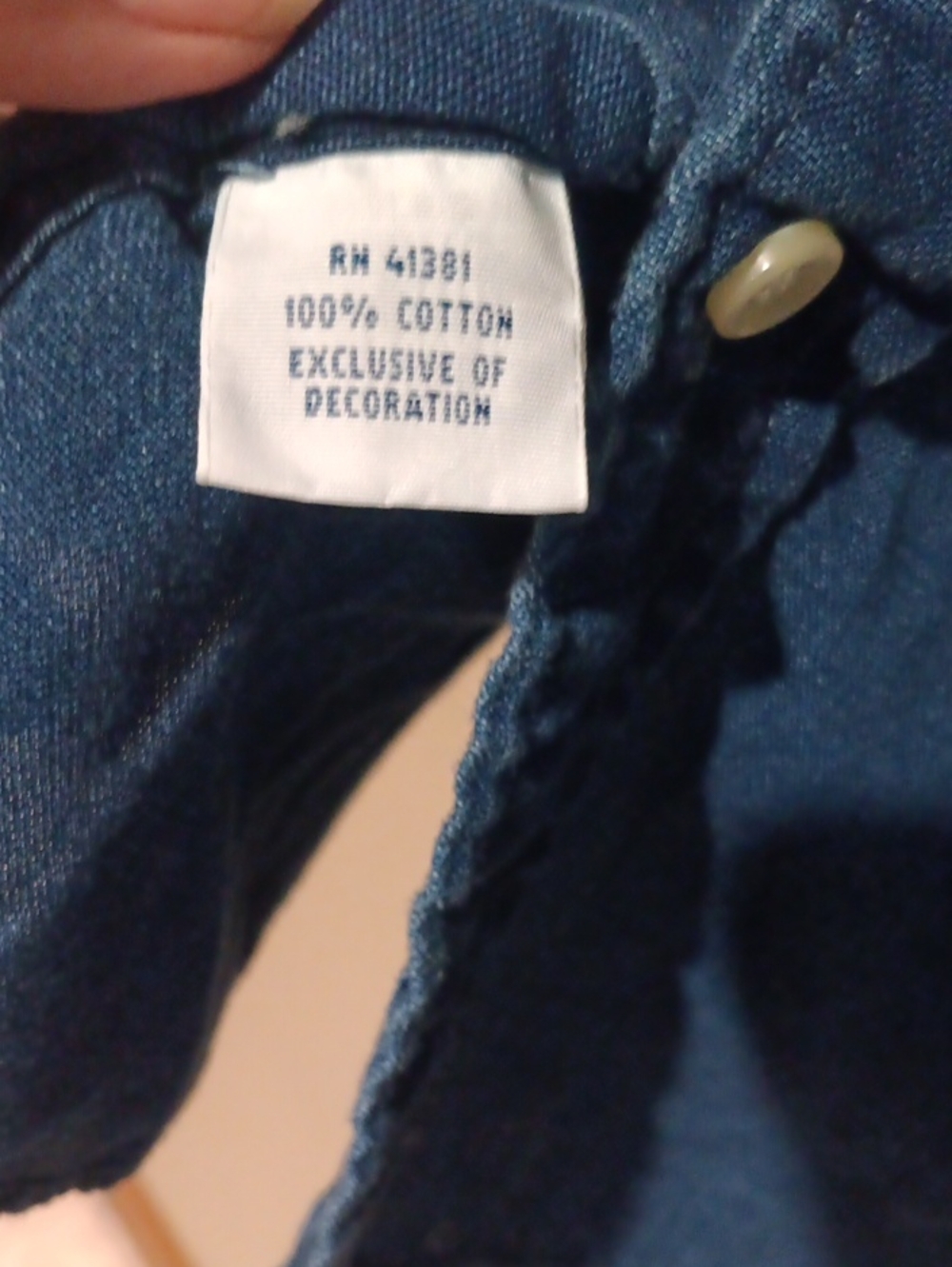 Ralph Lauren Mens Indigo Oxford 100% Cotton - Picture 6 of 8